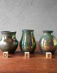 Matte Green Iridescent Petite Vase