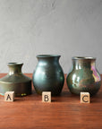 Matte Green Iridescent Petite Vase