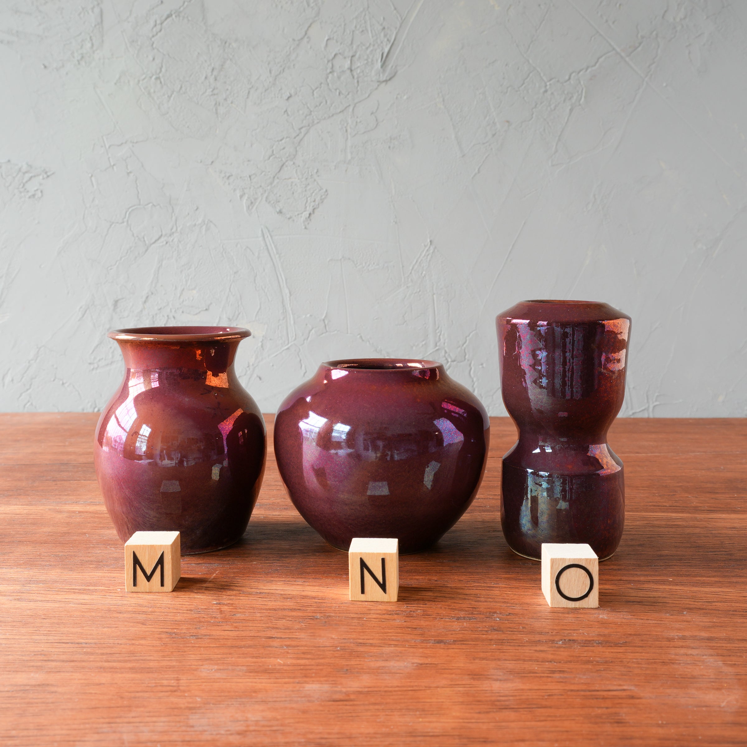 Copper Iridescent Petite Vase