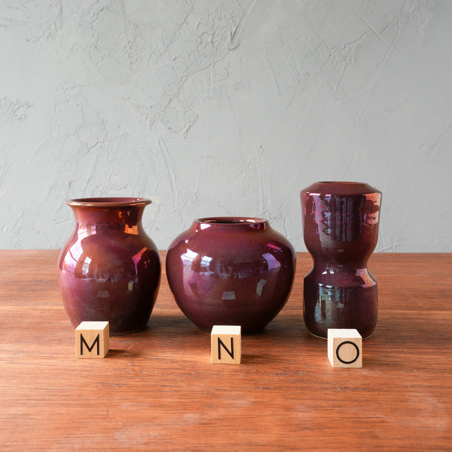 Copper Iridescent Petite Vase