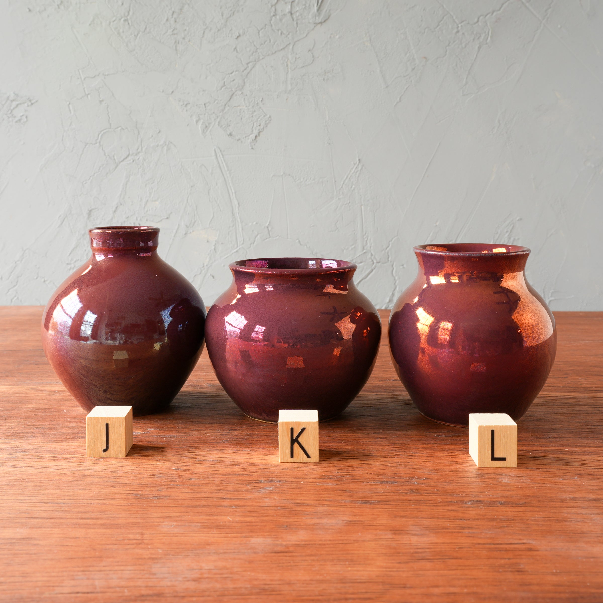 Copper Iridescent Petite Vase