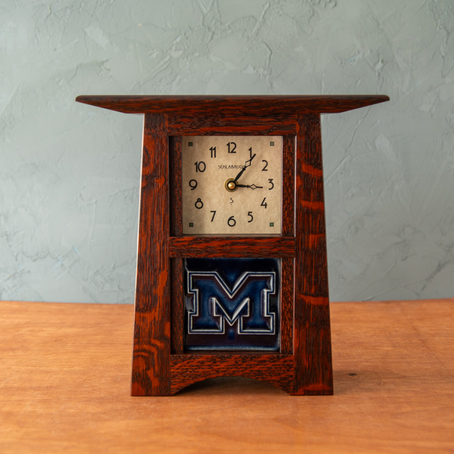 Craftsman Clock | 4x4 U-M Tile Midnight