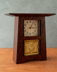 Craftsman Clock | 4x4 U-M Tile Honey Gloss