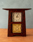 Craftsman Clock | 4x4 U-M Tile Honey Gloss