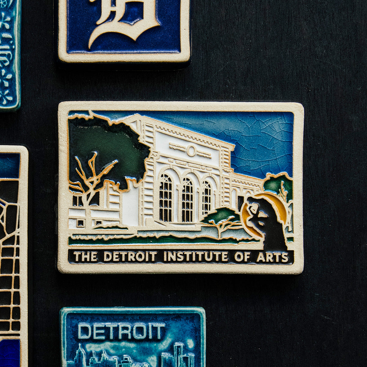 Detroit Institute Of Arts Postcard Tile