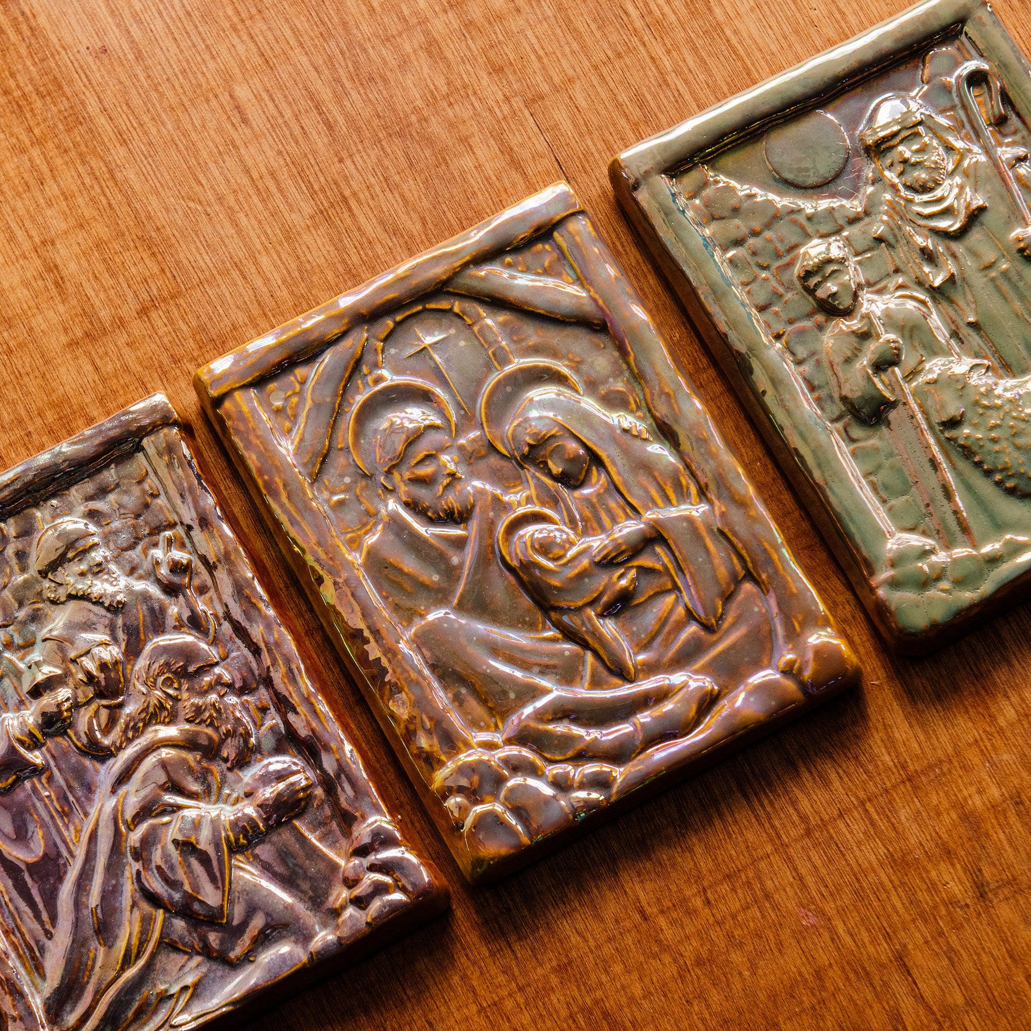 Three Wise Men Tile | Iridescent