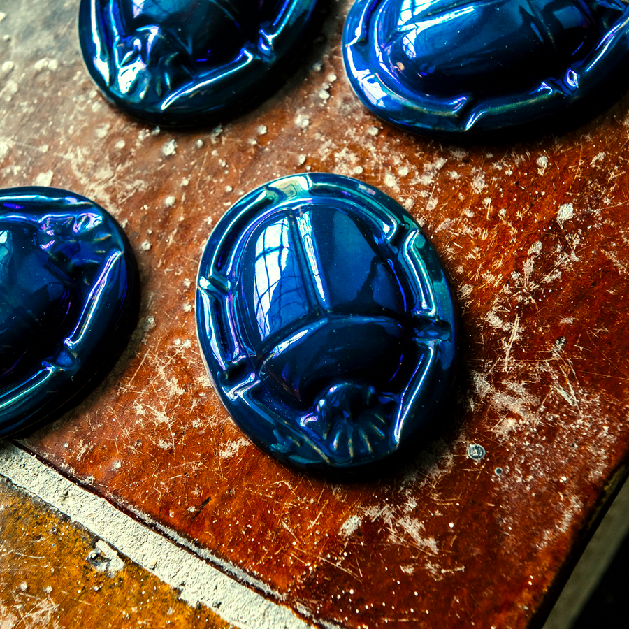 Scarab Paperweight | Iridescent