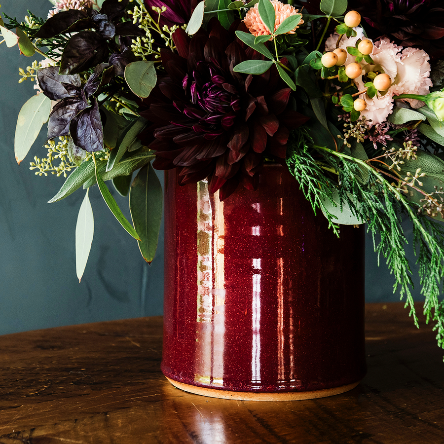 Pewabic Crock | Winterberry