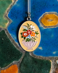 Floral Medallion Necklace