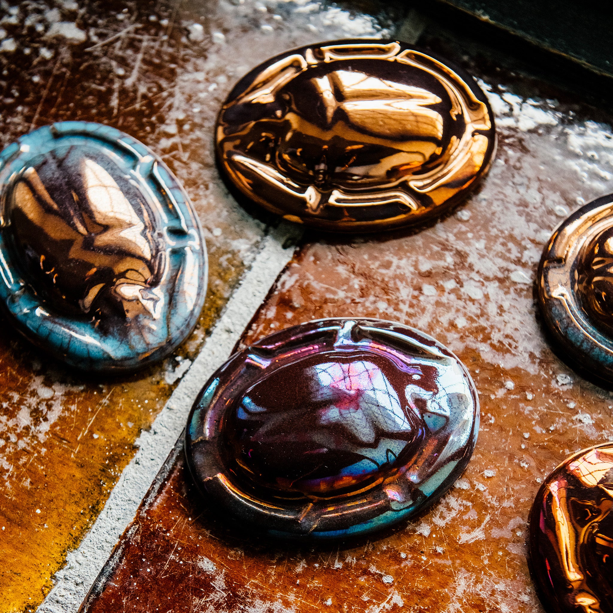 Scarab Paperweight | Iridescent