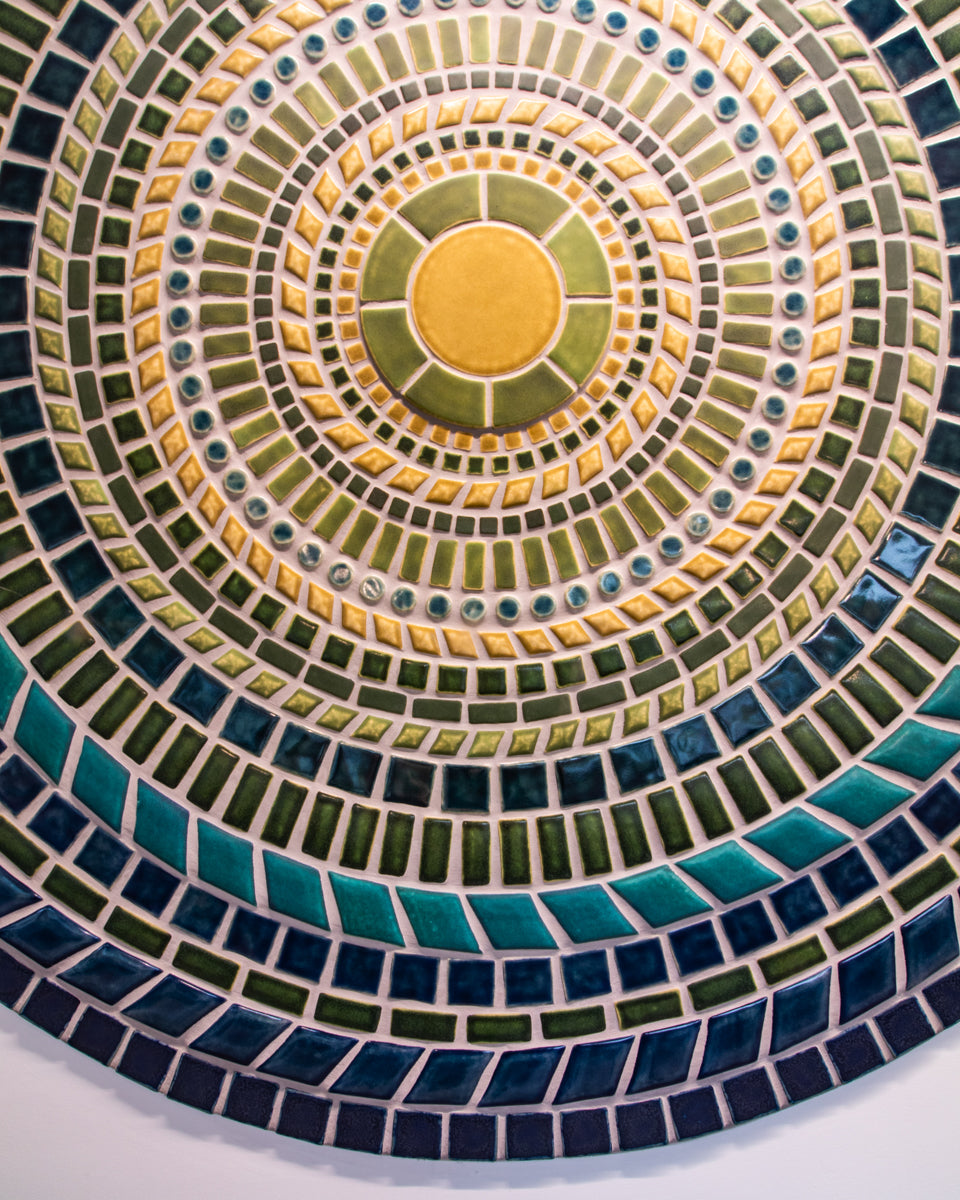 Shelby Township Library Mural – Pewabic Pottery