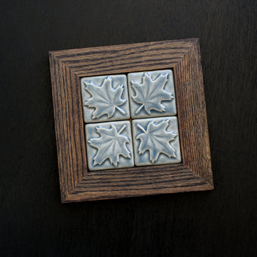 Framed Maple Leaf Tiles | Shadow