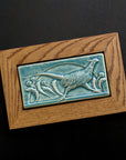Framed Pheasant Tile | Glacier