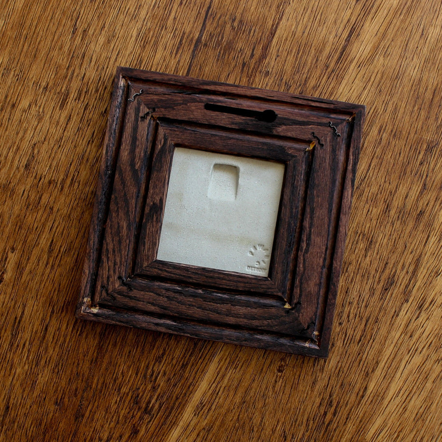 Framed Grape Tile | Iridescent
