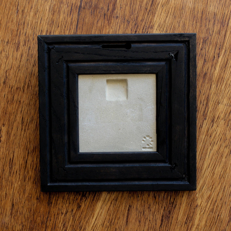 Framed Fox Tile | Honey