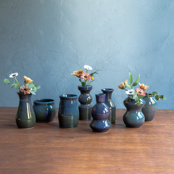 Twilight Iridescent Petite Vases