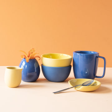 Pigeon Toe Ceramics | Blue + Yellow Collection