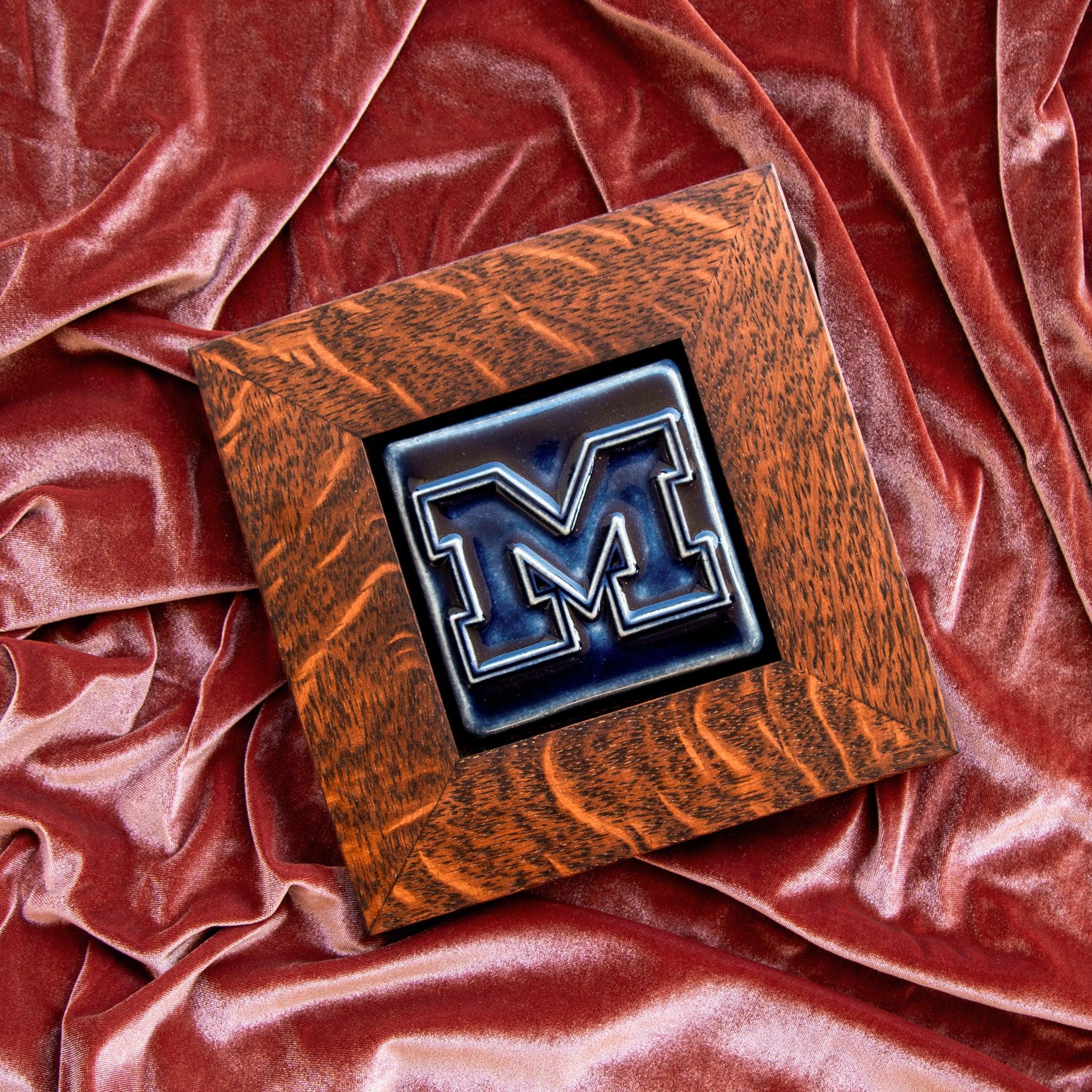 Framed University of Michigan Tile | Midnight