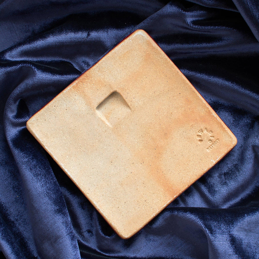 6x6 Pinecone Tile | Winterberry