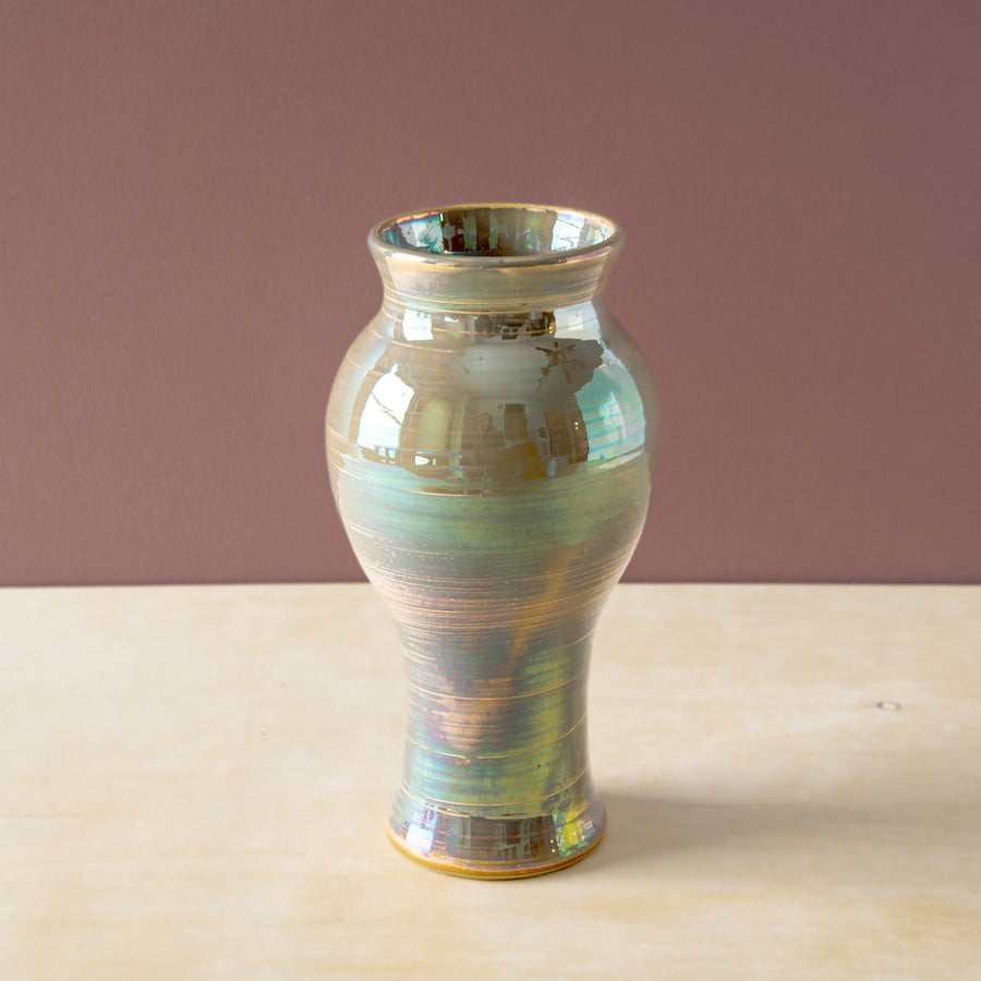 Medium Classic Vase | Blush Iridescent