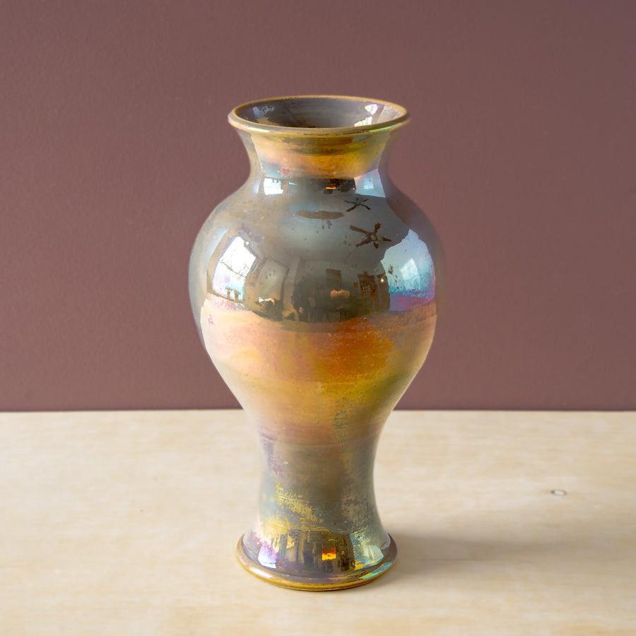 Large Classic Vase | Blush Iridescent II