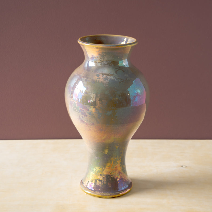 Large Classic Vase | Blush Iridescent II