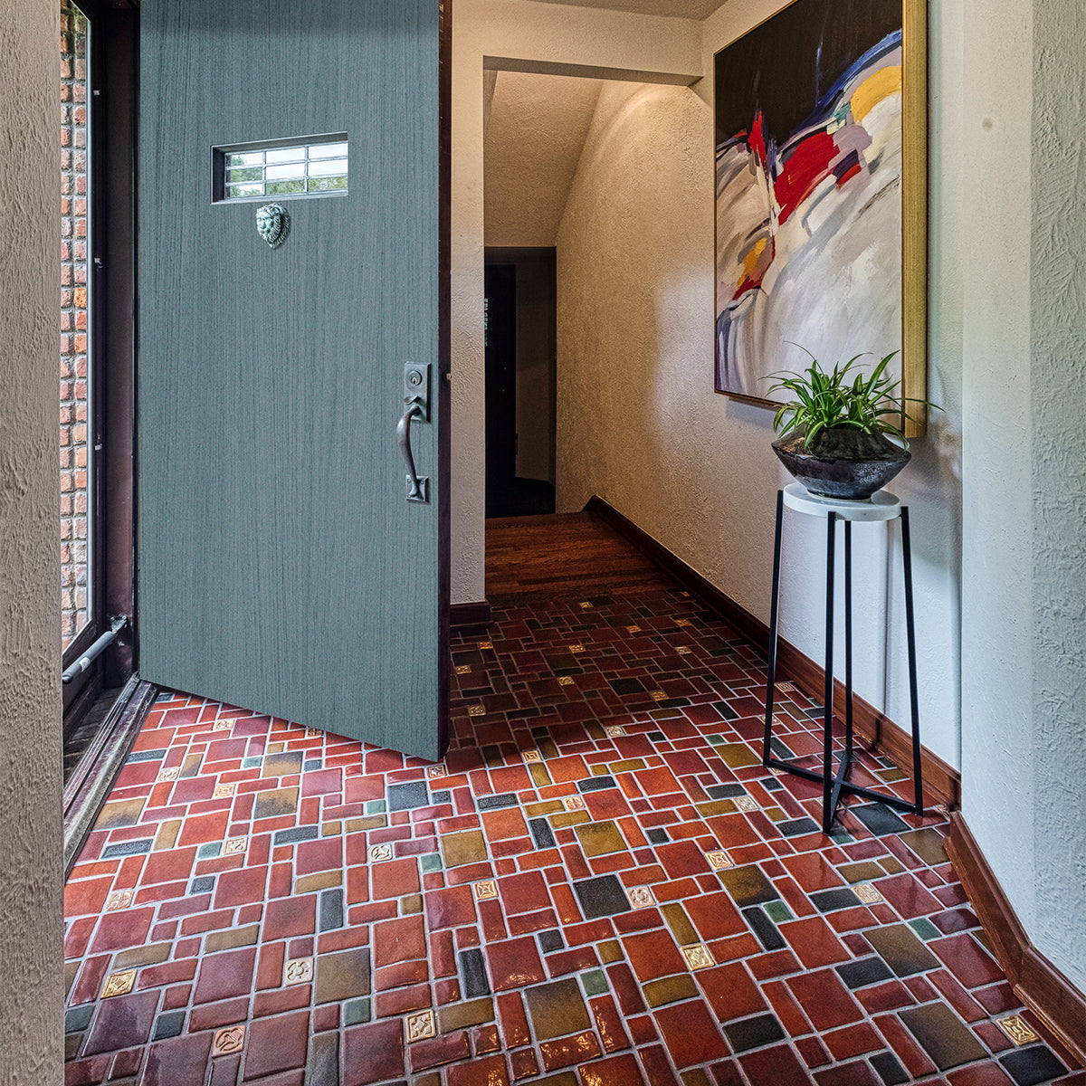 Warm Foyer Design – Pewabic Pottery