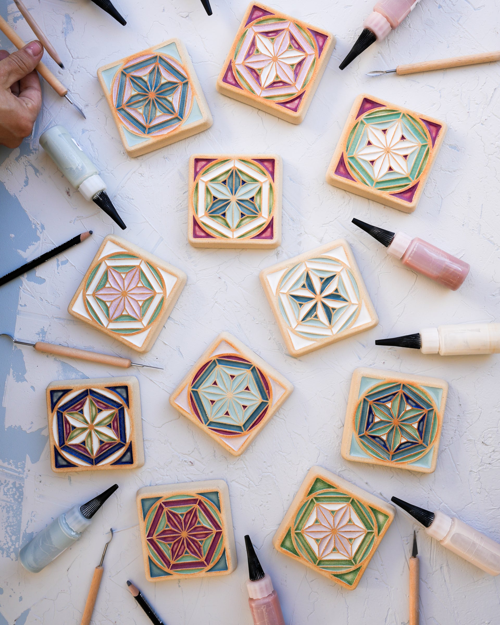 Saturday Tile Glazing Workshop - January 24th