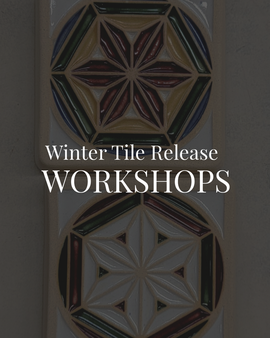 Winter Tile Release Workshops 12/13 | 2pm - 3pm