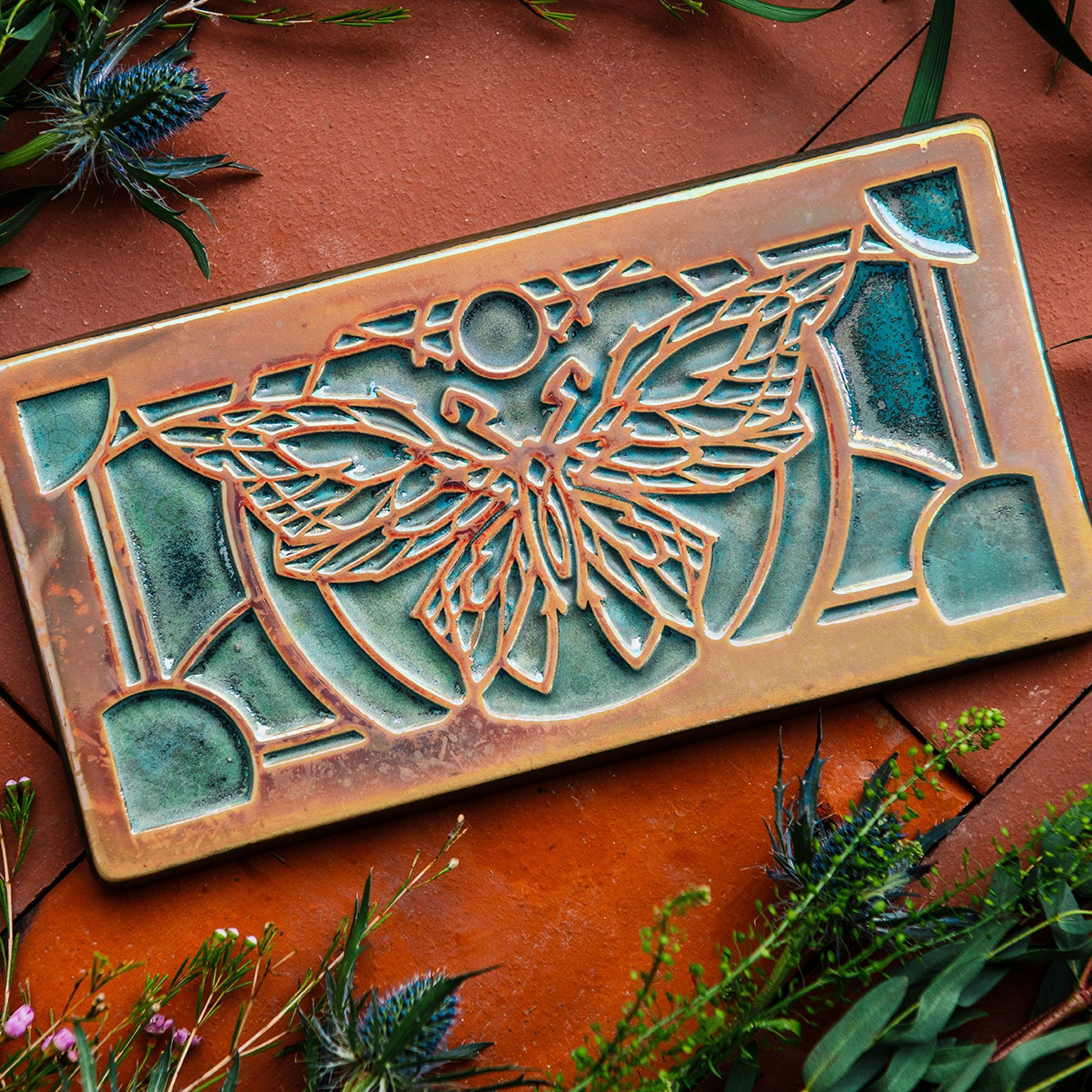 6x12 Butterfly Tile | Iridescent