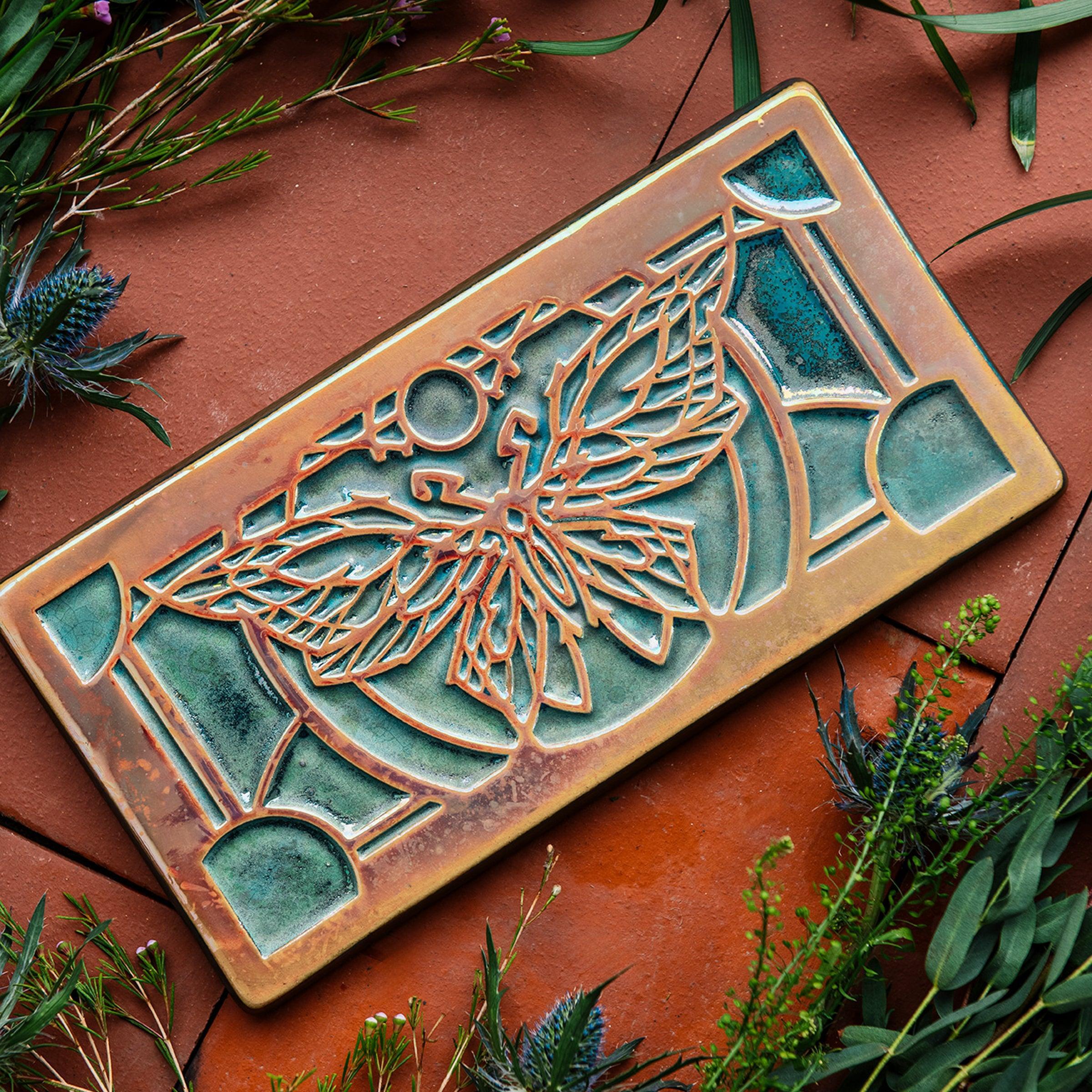 6x12 Butterfly Tile | Iridescent