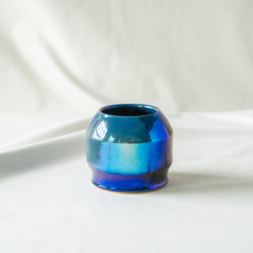 Petite Vase | Azurite Iridescent II