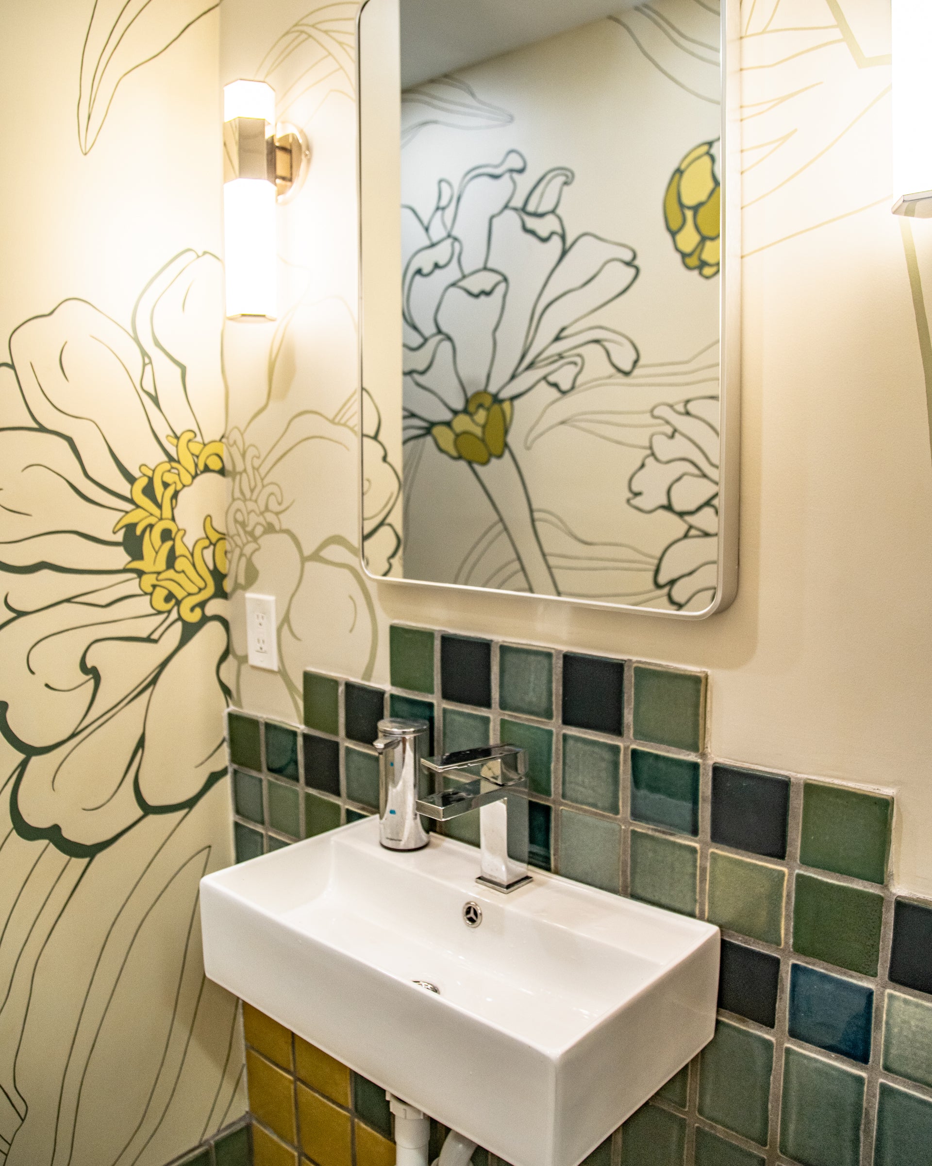 Waterfall Wall Bathroom