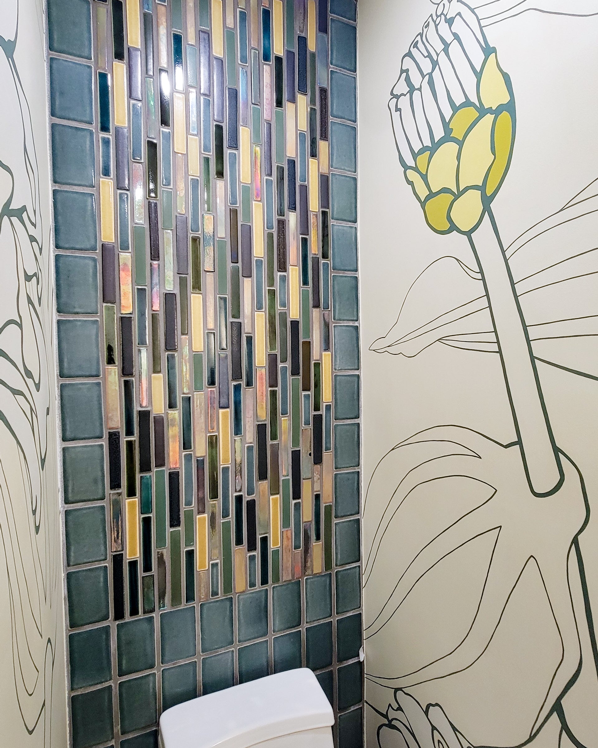 Waterfall Wall Bathroom