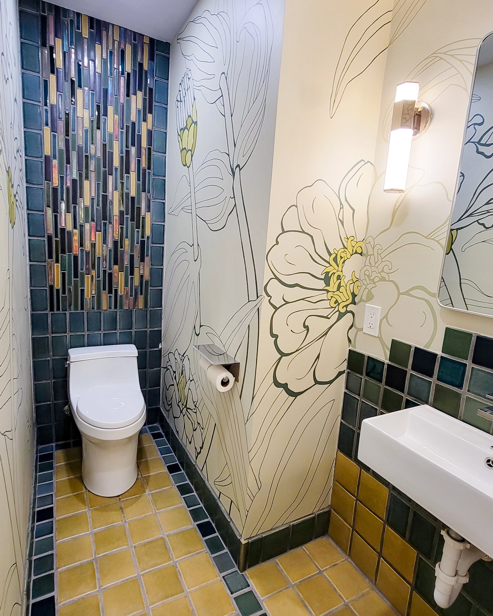 Waterfall Wall Bathroom