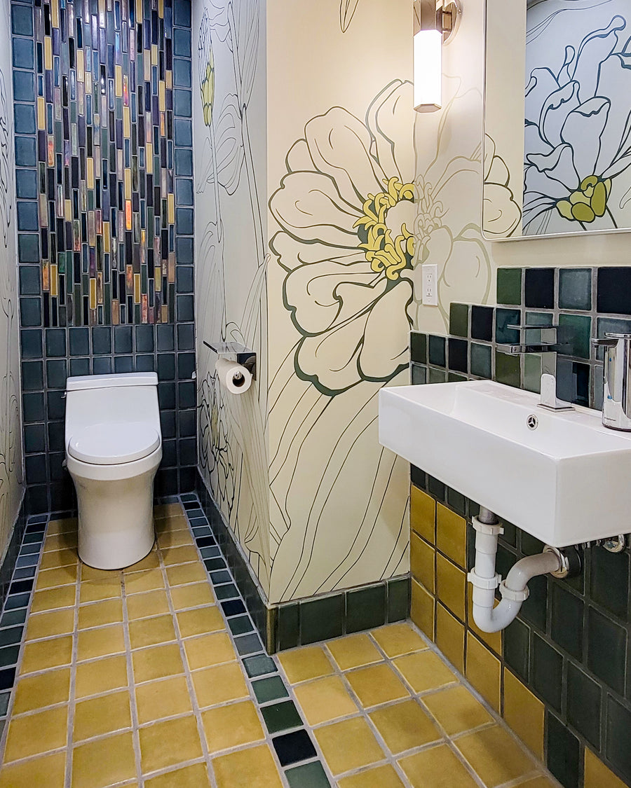 Waterfall Wall Bathroom