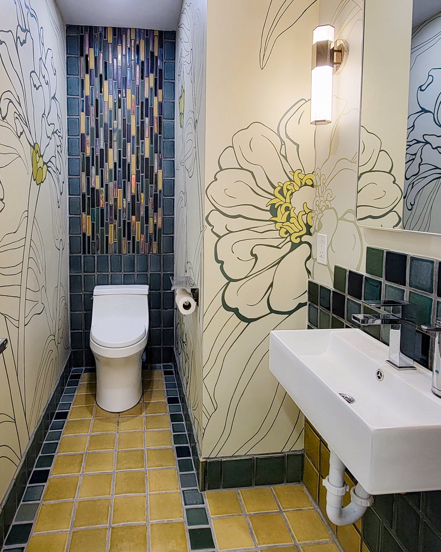 Waterfall Wall Bathroom