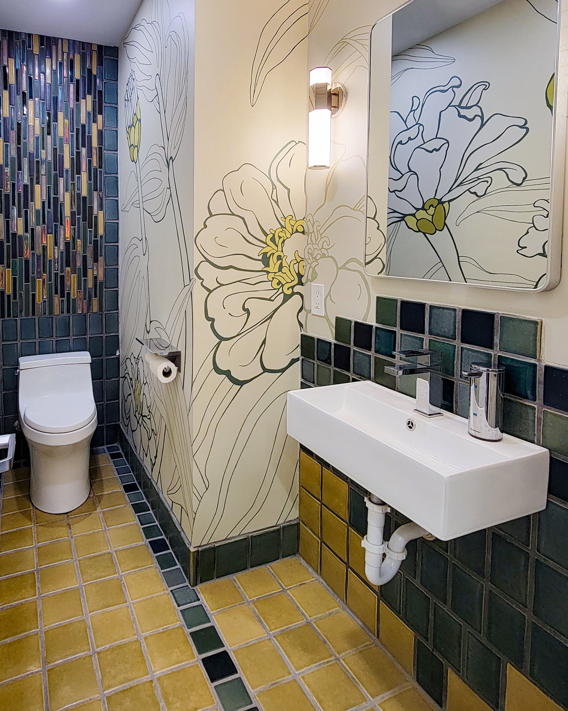 Waterfall Wall Bathroom