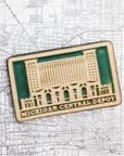 The Michigan Central Depot Tile features the image of the large many-windowed building with the words "Michigan Central Depot" across the bottom of the tile.