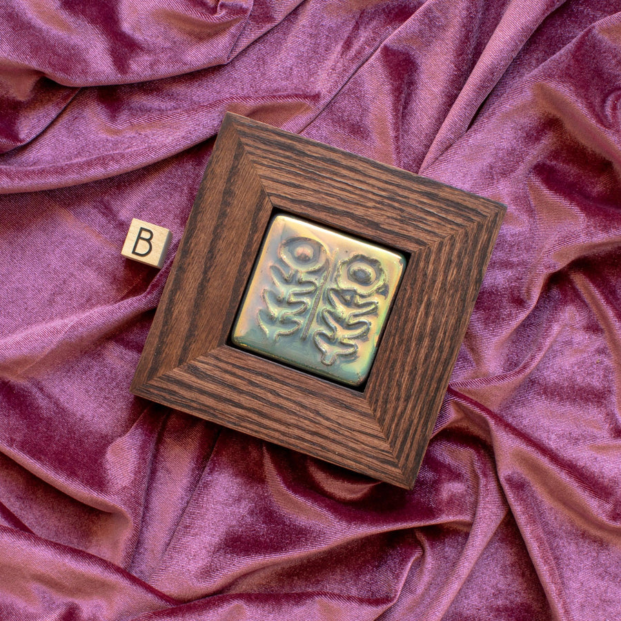 Framed Flower Tiles