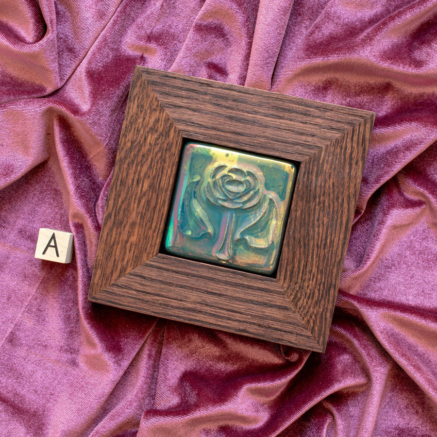 Framed Flower Tiles
