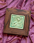 Framed Daffodil Tile | Celadon