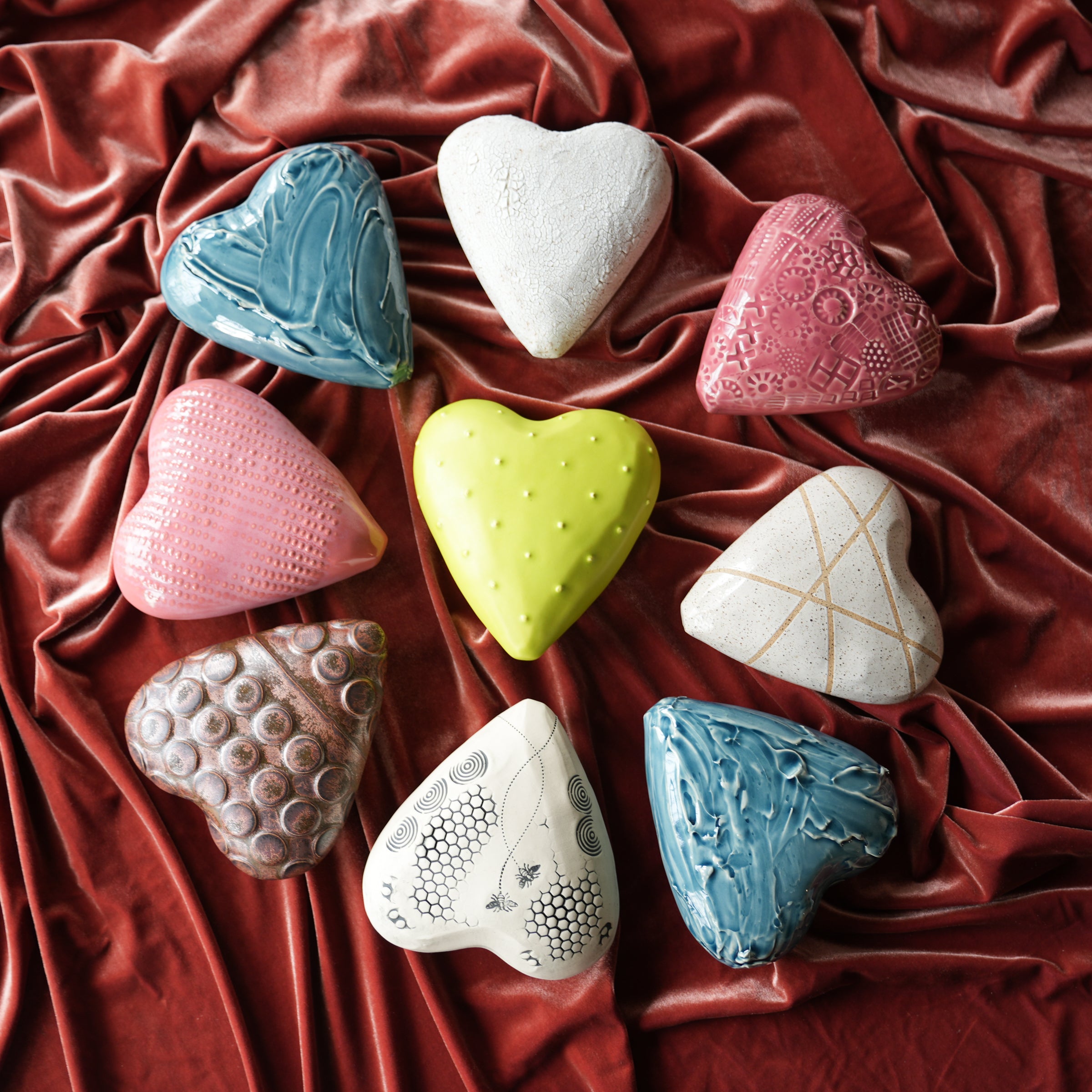 Jerri Puerner | Colorful Hearts