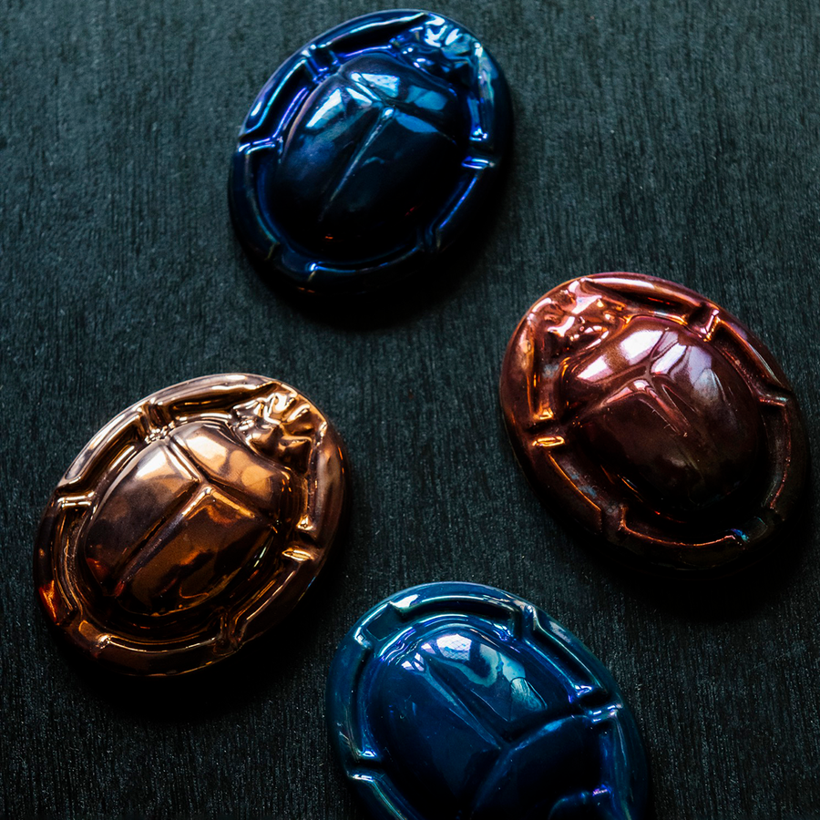 Scarab Paperweight | Iridescent