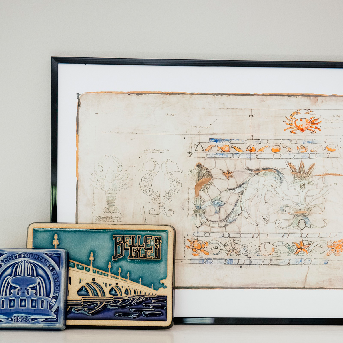 Scott Fountain Tile Print