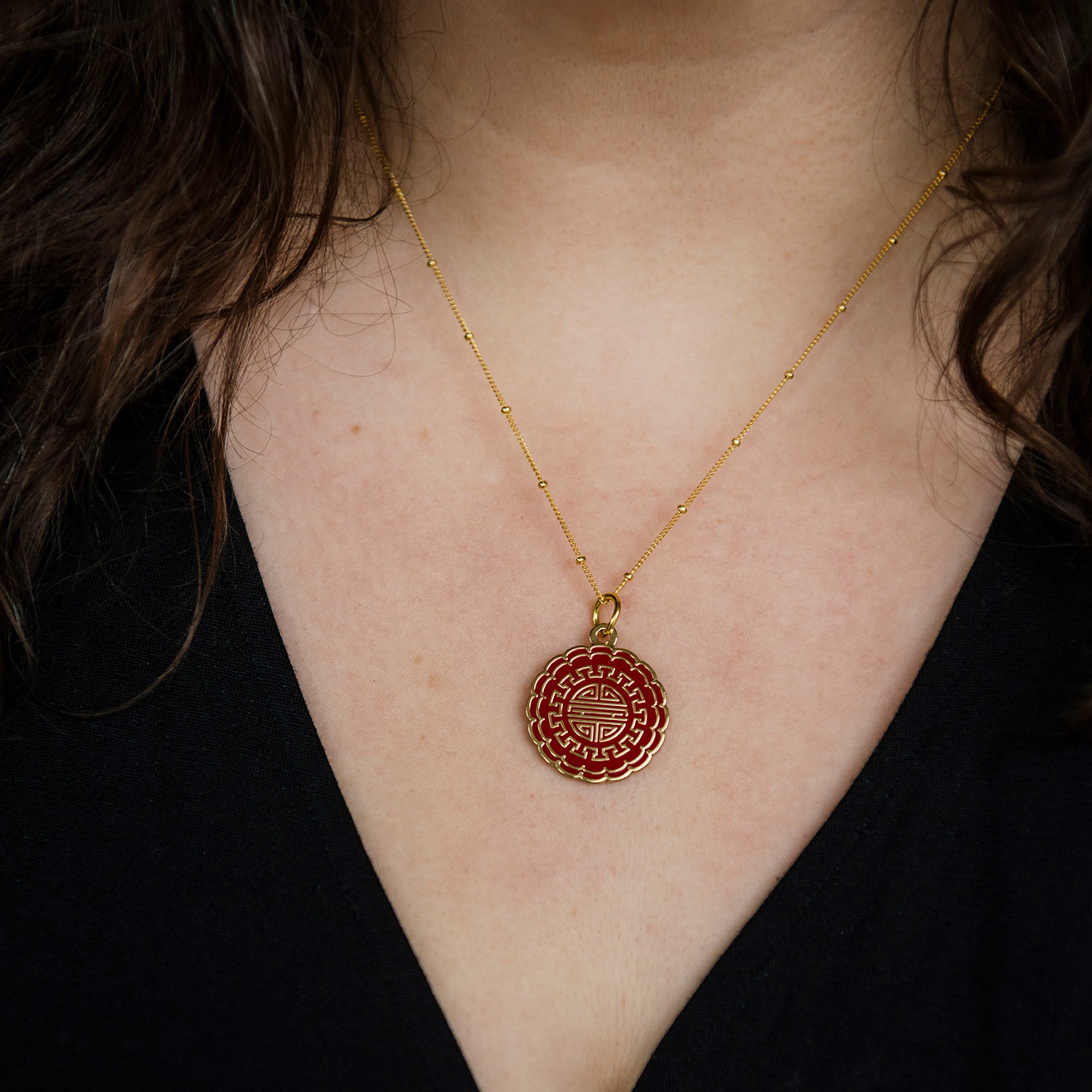 Mooncake Necklace