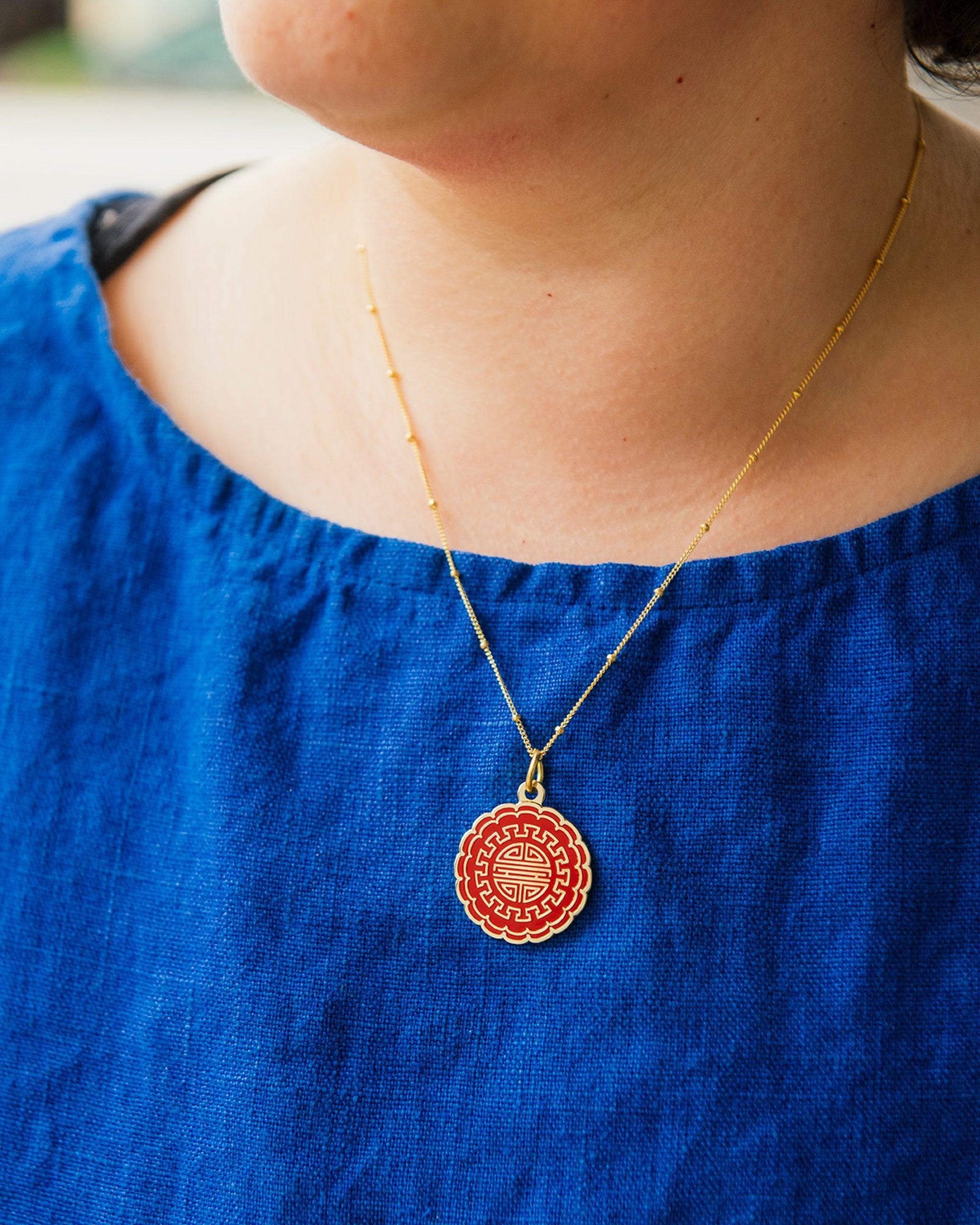 Mooncake Necklace