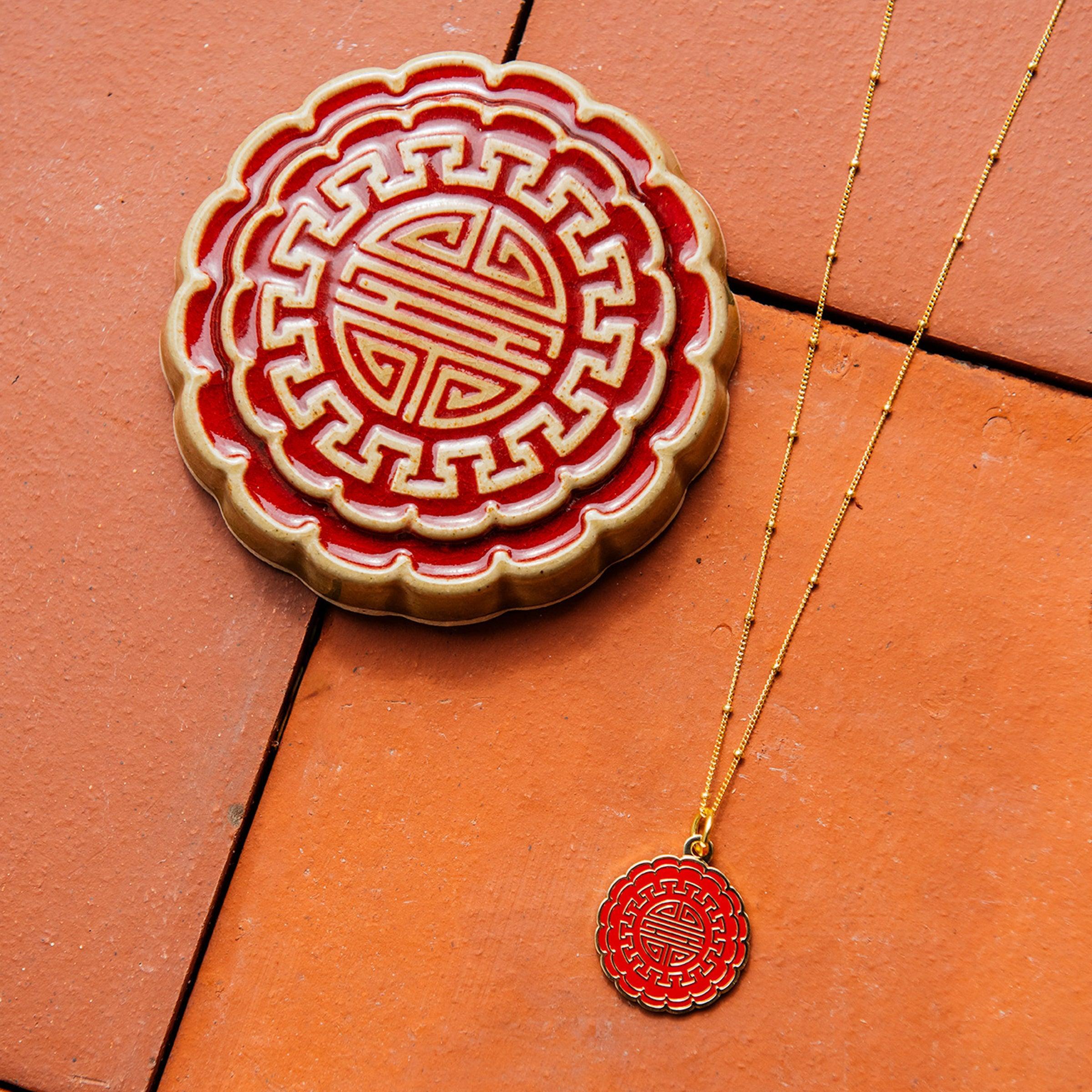 Mooncake Necklace