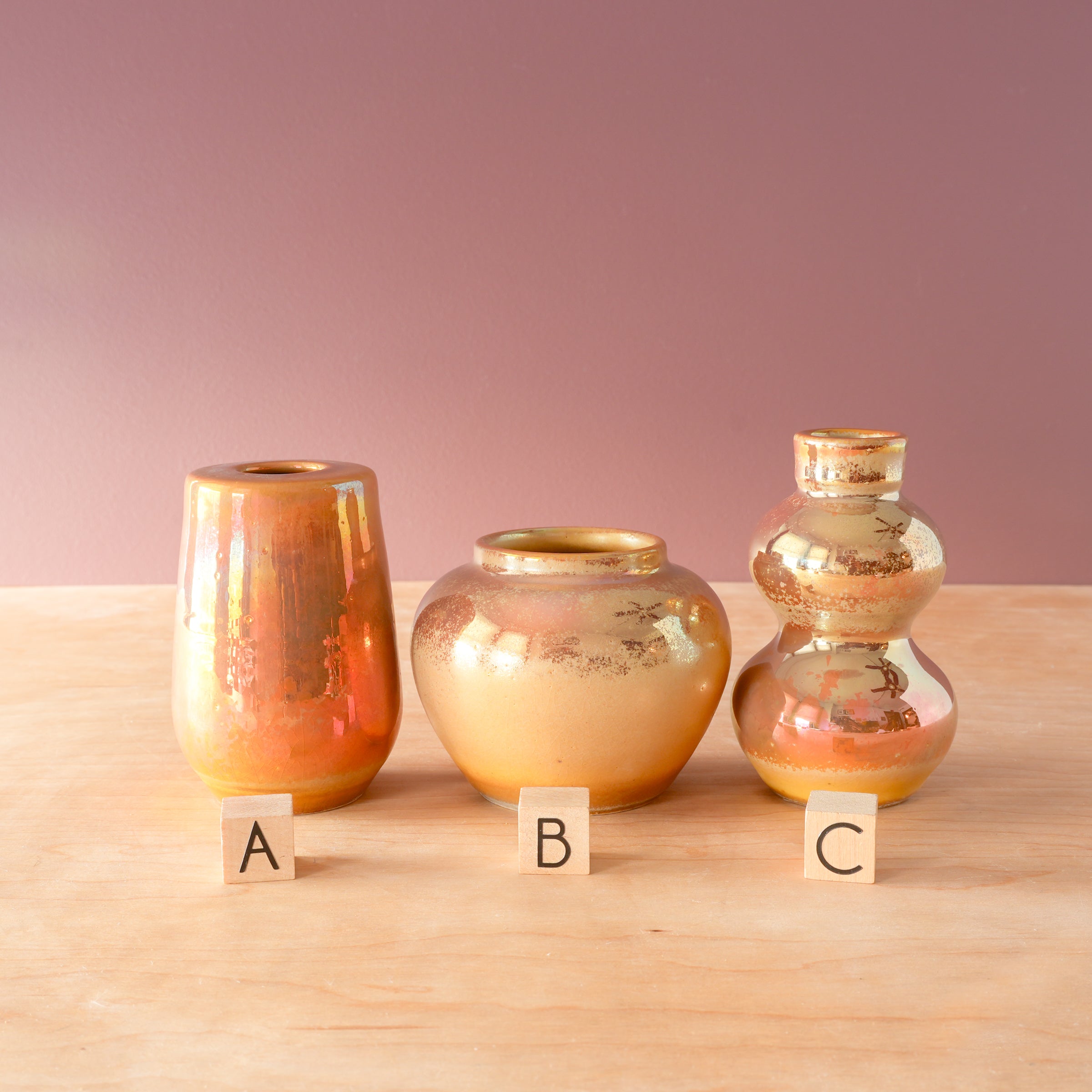 Sunstone Iridescent Petite Vase