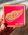 Red Wings Tile, Two-Tone Iridescent